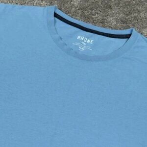 Rhone Shirt Mens XL Light Blue Athletic Crewneck Lightweight Tee